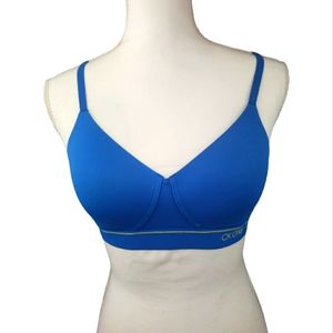 Calvin Klein One NWT Bra Size Small in Blue-T-Shirt Bra-Fitness Retail $38